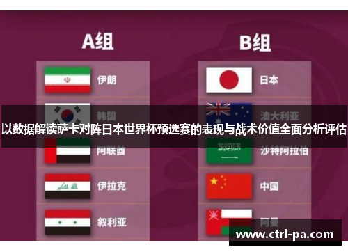 以数据解读萨卡对阵日本世界杯预选赛的表现与战术价值全面分析评估
